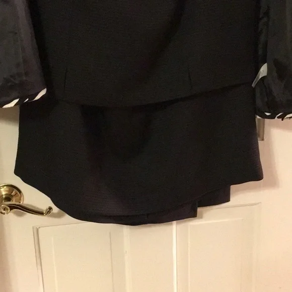 NWT,LIZ CLAIBORNE WOMAN,Sz20,3pieceZebra printjacket,Cotton,Sleeveless top,skirt - Picture 6 of 12